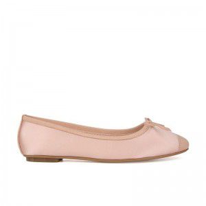 French sheepskin square toe bow thick heeled ballet shoes for women's singles 