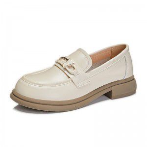 Real leather Le Fu shoes for women's spring new collection, women's small leather shoes, one foot women's shoes
