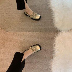 Retro Thick soled Coarse Custom Shoes for Women, Mary Jane Shoes with Skirts, Children's Shoes