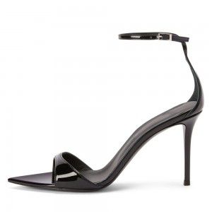 Fashionable women's pointed thin heel sandals