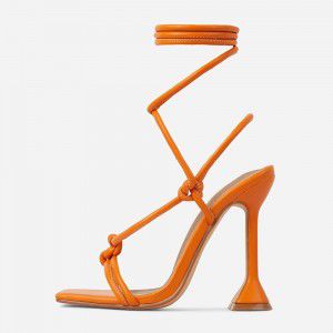 Spring New Fashionable Women's Square Head High Heel Sandals