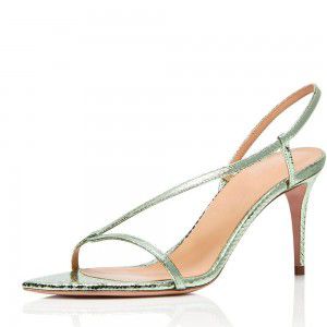 Fashionable and minimalist women's heel shoes