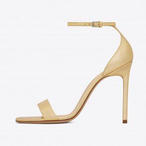Golden red nude black high-heeled sandals, fashion shoes, evening shoes