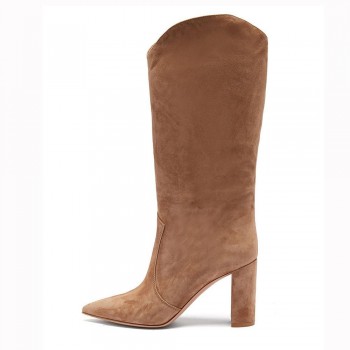 Black brown camel colored sheep with pointed toes ...