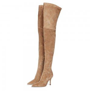 Fashionable and sexy slimming thigh boots