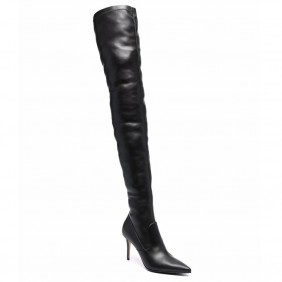 Autumn and winter painted boots, high heels, women's shoes