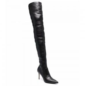 Autumn and winter painted boots, high heels, women's shoes