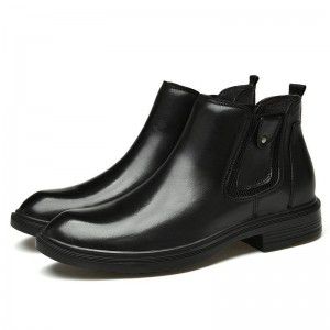 Martin boots men's high top workwear boots men's boots leather boots autumn and winter warm Chelsea mid top men's boots