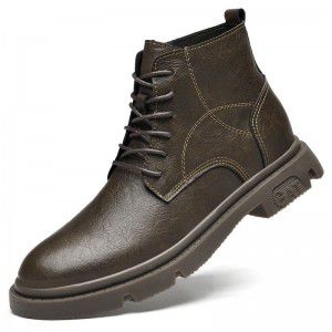 Martin boots men's high top workwear boots men's spring and autumn boots black boots