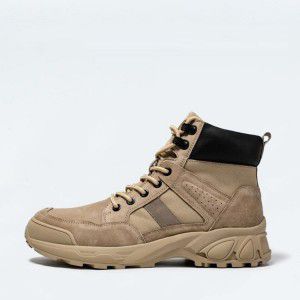 Men's shoes Martin boots men's autumn and winter high top new outdoor cotton shoes men's leather workwear boots