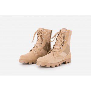 High top sand colored Along combat boots, desert boots, tactical boots, Panama desert boots with zipper