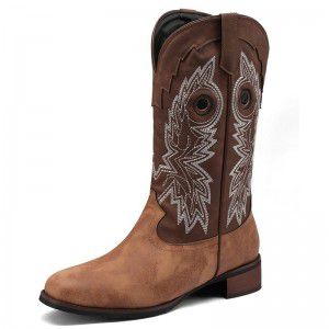 Mid boots men's retro boots