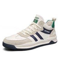 Men's low cut lace up casual sports shoes, teenagers' fashion trend, thick soled dad shoes