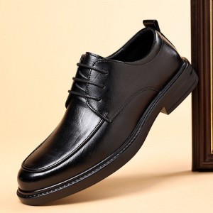 Leather shoes for men, business casual formal wear, height increase inside CM groom's wedding suit shoes