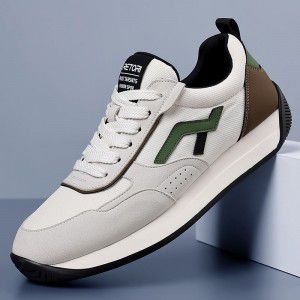 Men's Thick soled Sports Men's Retro Men's Style Lace up Casual Trendy Shoes Men