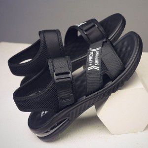 Sandals for men, summer casual sports, outdoor beach shoes, air cushion, breathable sandals, men's one-piece hair replacement