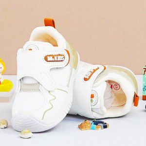 Baby shoes, microfiber functional shoes for young children, breathable soft soled walking shoes for boys and girls, baby and toddler