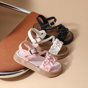 Girls' Sandals Summer Anti slip Fashion Princess Student Sandals Outdoor Beach Sandals Girls