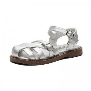 Girls' Shoes, Children's Princesses, Baotou Sandals, Baby Girls, Roman Middle aged Children