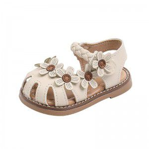 Summer sandals for girls aged 1-2-3, soft soled princess shoes for infants and toddlers, and baby shoes